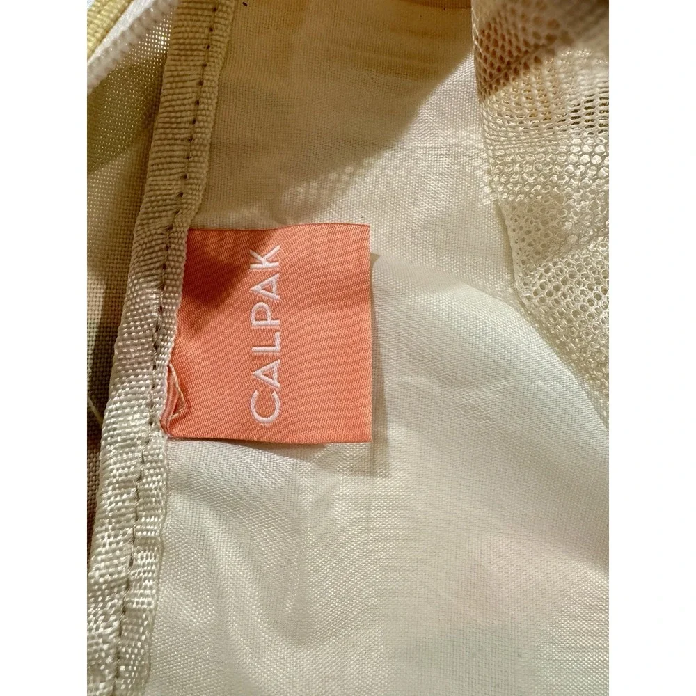Calpak Luggage 1 Large Cube Mesh Bag Grapefruit Pattern Lightweight 14